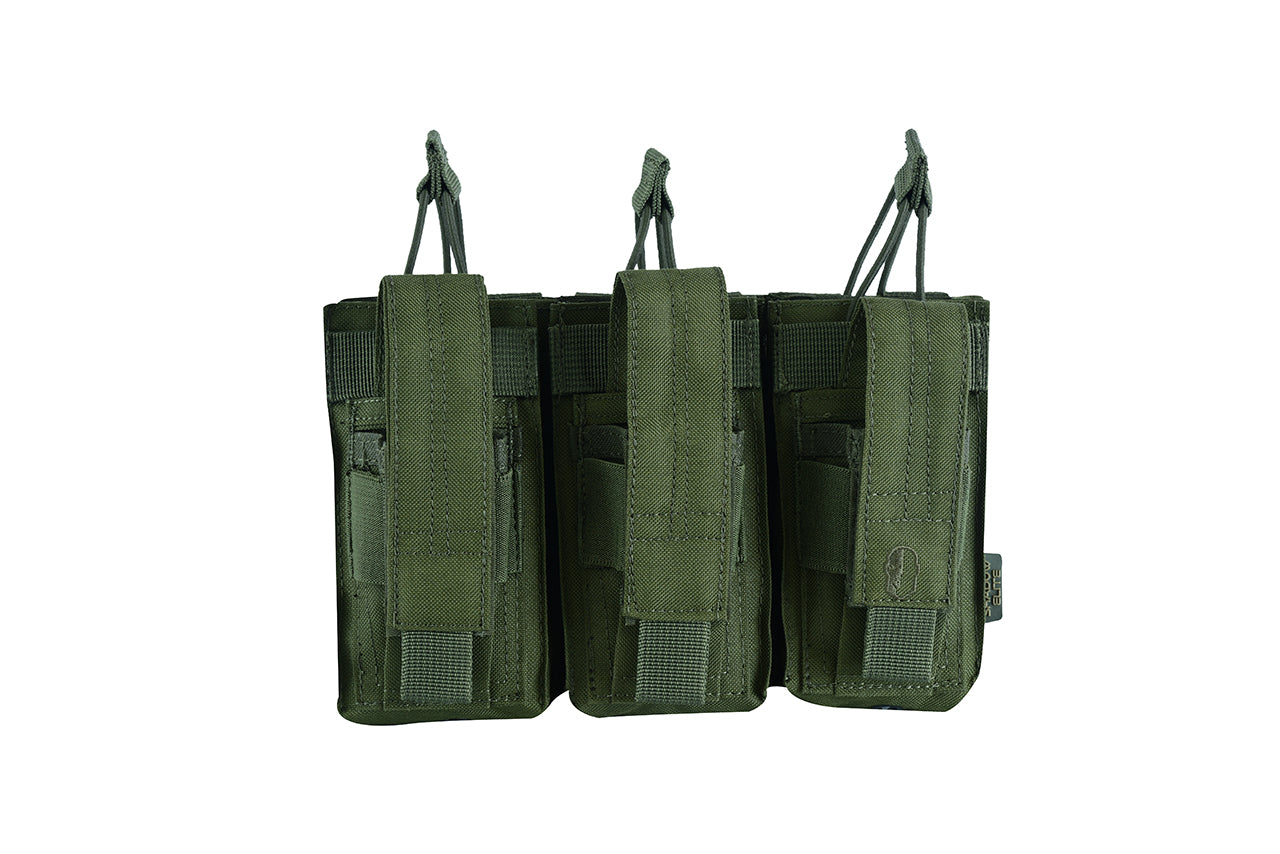 SDW-427 AK/9mm TRIPLE OPEN-TOP MAG POUCH