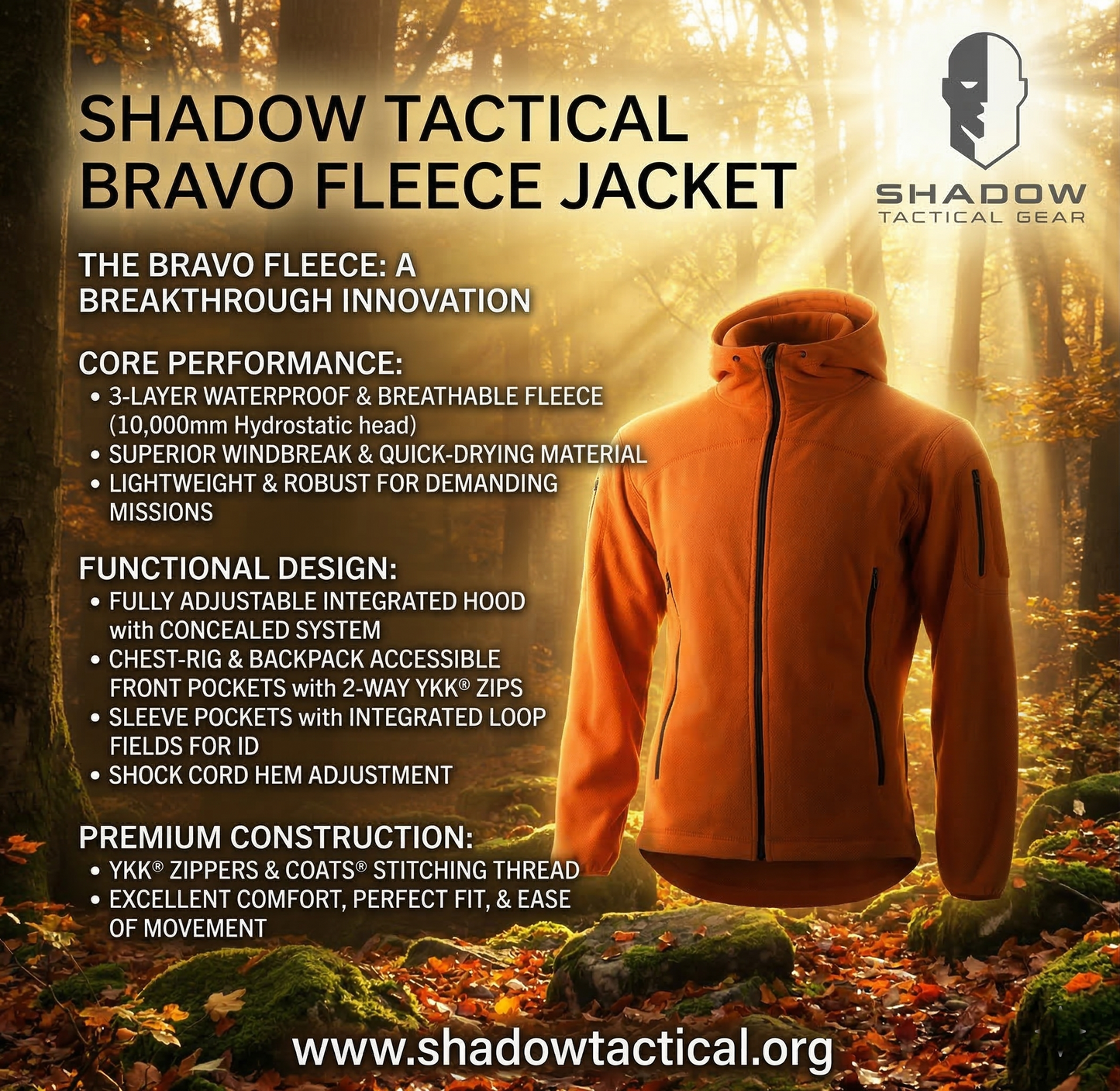 SAR BRAVO FLEECE JACKET