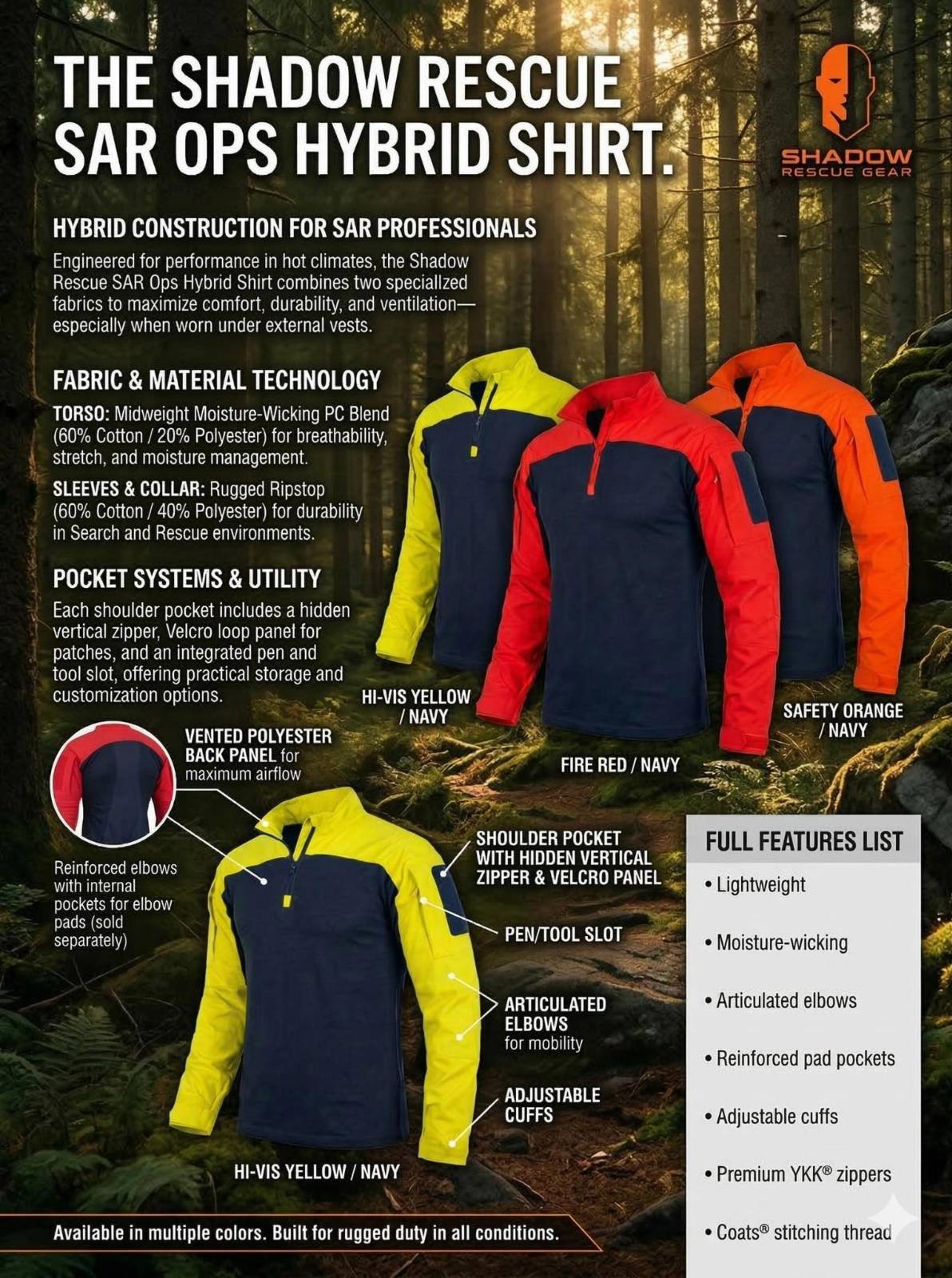 SAR HYBRID OPS SHIRT