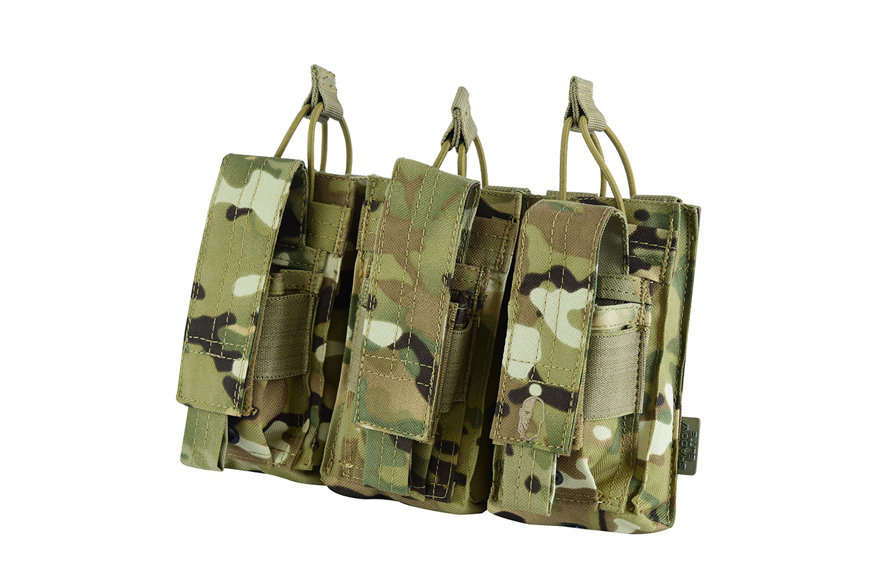 SDW-427 AK/9mm TRIPLE OPEN-TOP MAG POUCH