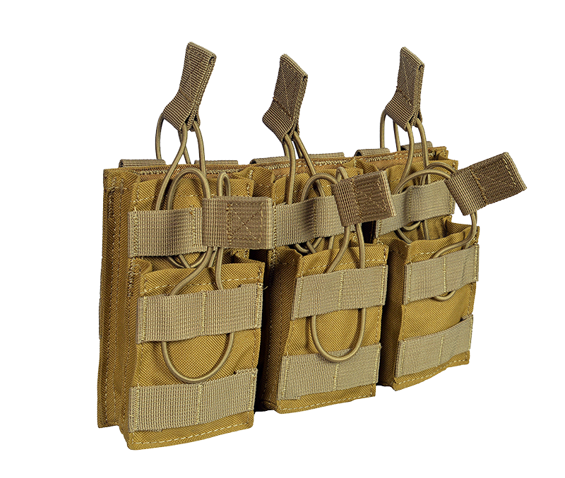 SHS - 23002 STACKER OPEN-TOP MAG POUCH TRIPLE